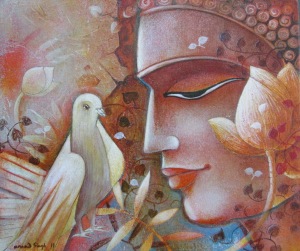 Buddha & Pigeon